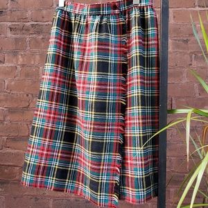 Kay Warner Vintage Plaid Skirt size 8